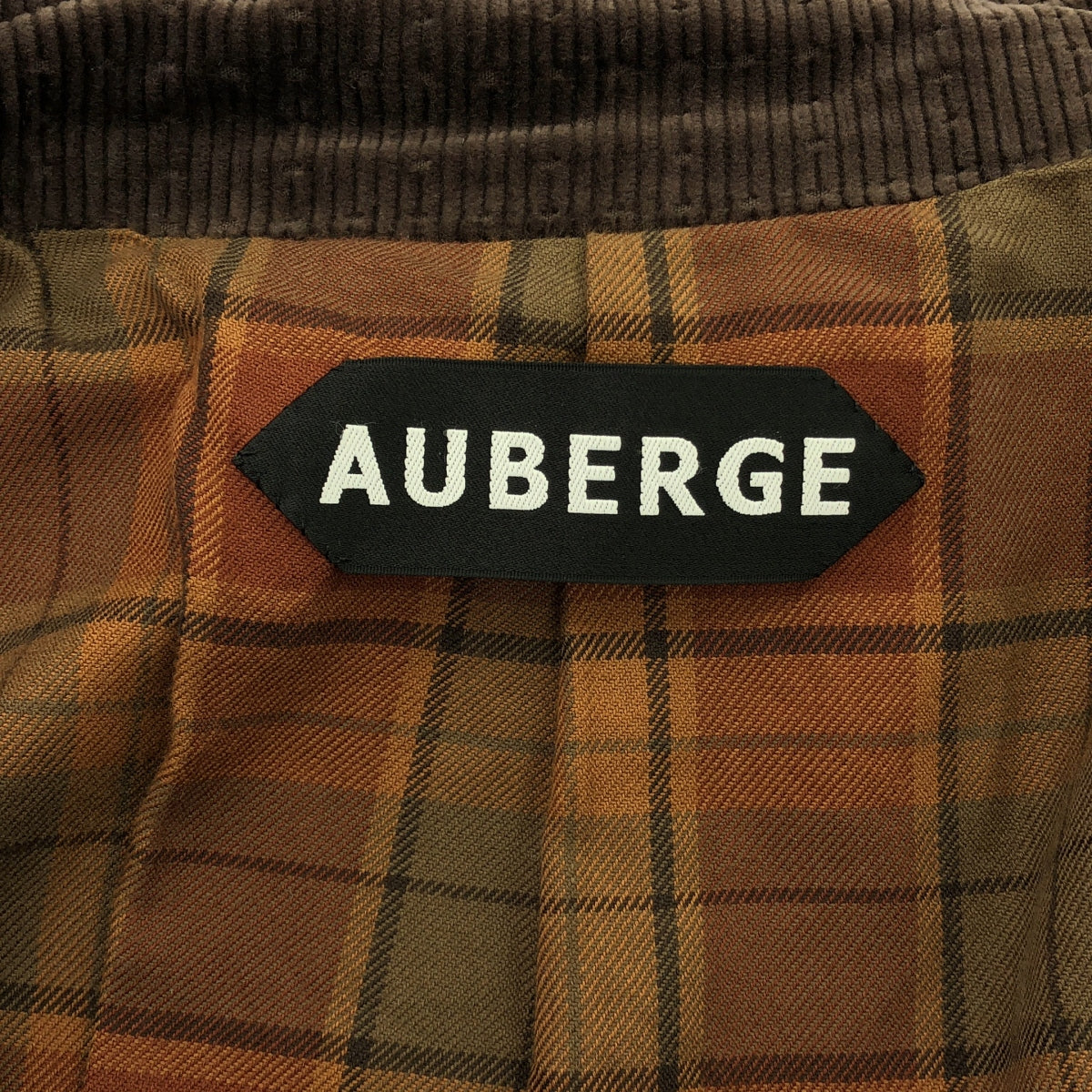 AUBERGE / オーベルジュ | 2022AW | SORBONNE スタンドカラー コーデュロイ ジャケット | 38 | ブラウン | メンズ