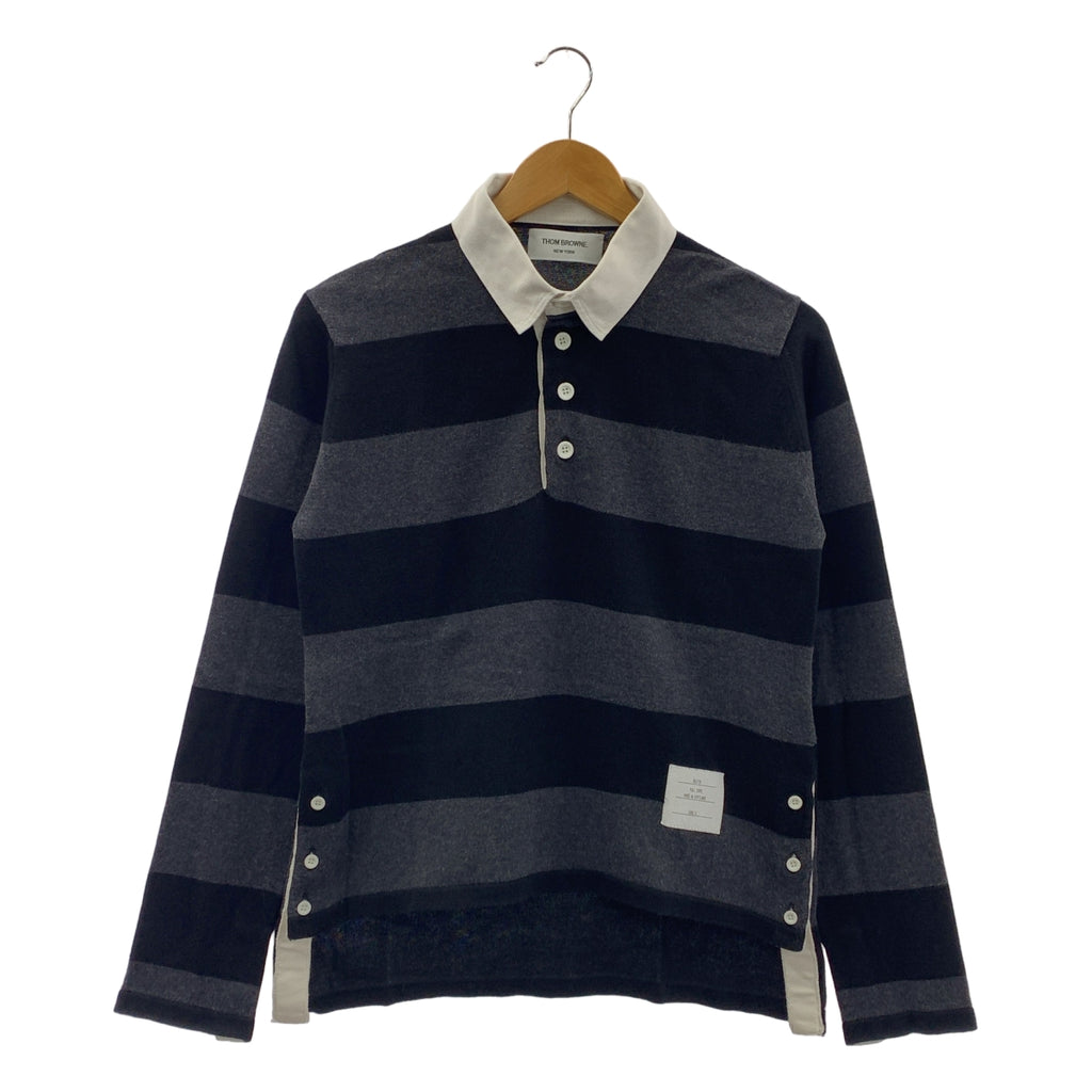 THOM BROWNE / 톰 브라운 | 라거 셔츠 국경 풀오버 컷소우 | 0 | 남성