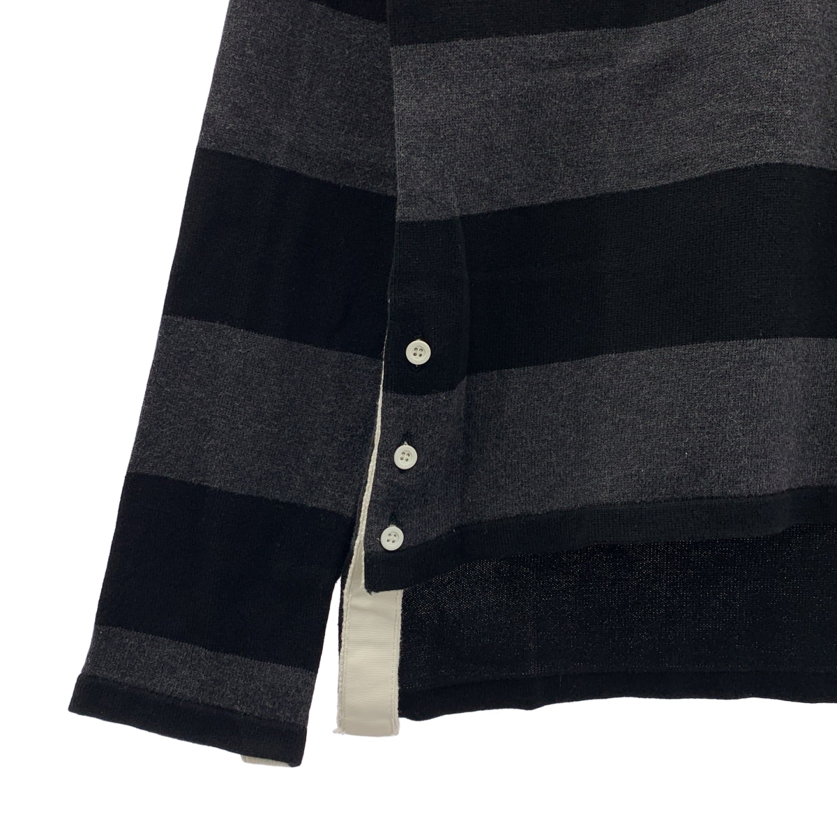 THOM BROWNE | 邊框套頭橄欖球衫 | 0 碼 | 灰/黑 | 男款