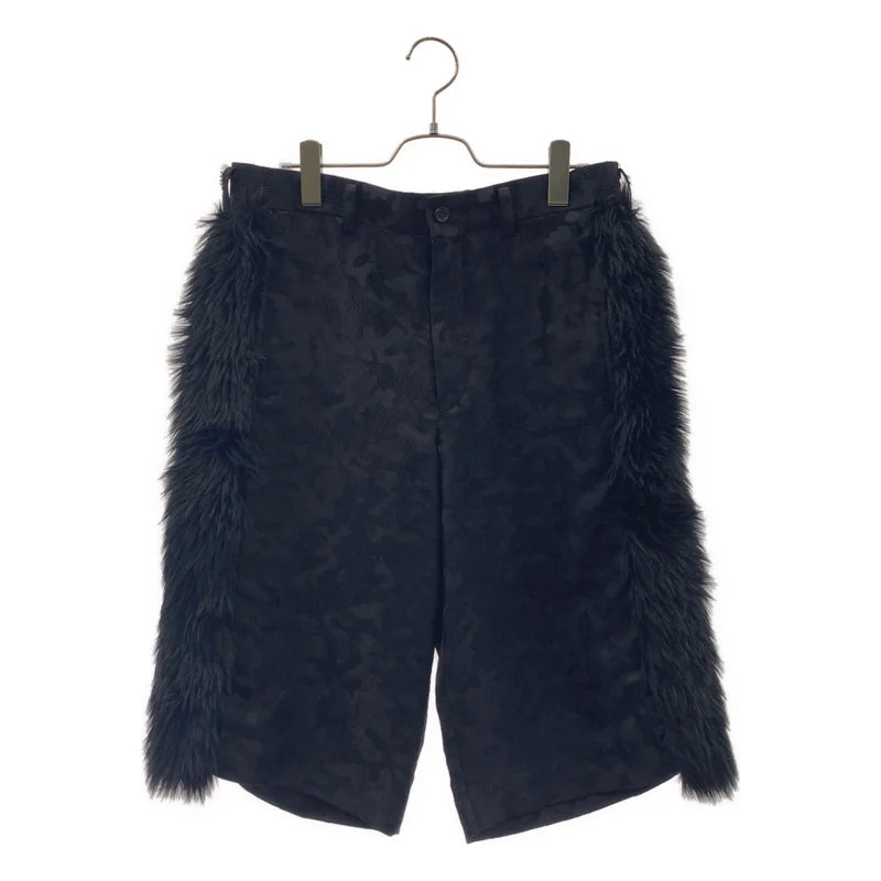 COMME des GARCONS HOMME PLUS / コムデギャルソンオムプリュス | 2023AW | ジャガードカモ サイドファー ショートパンツ | M | メンズ