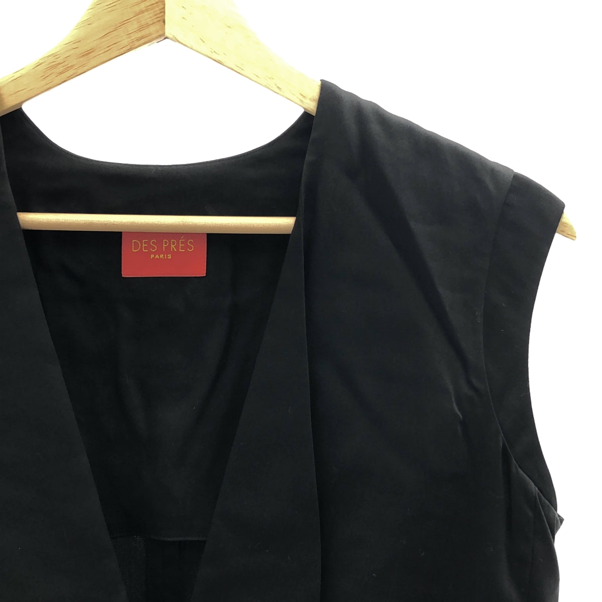 DES PRES / デプレ | テンセル ジレ ベスト | 1 | ブラック