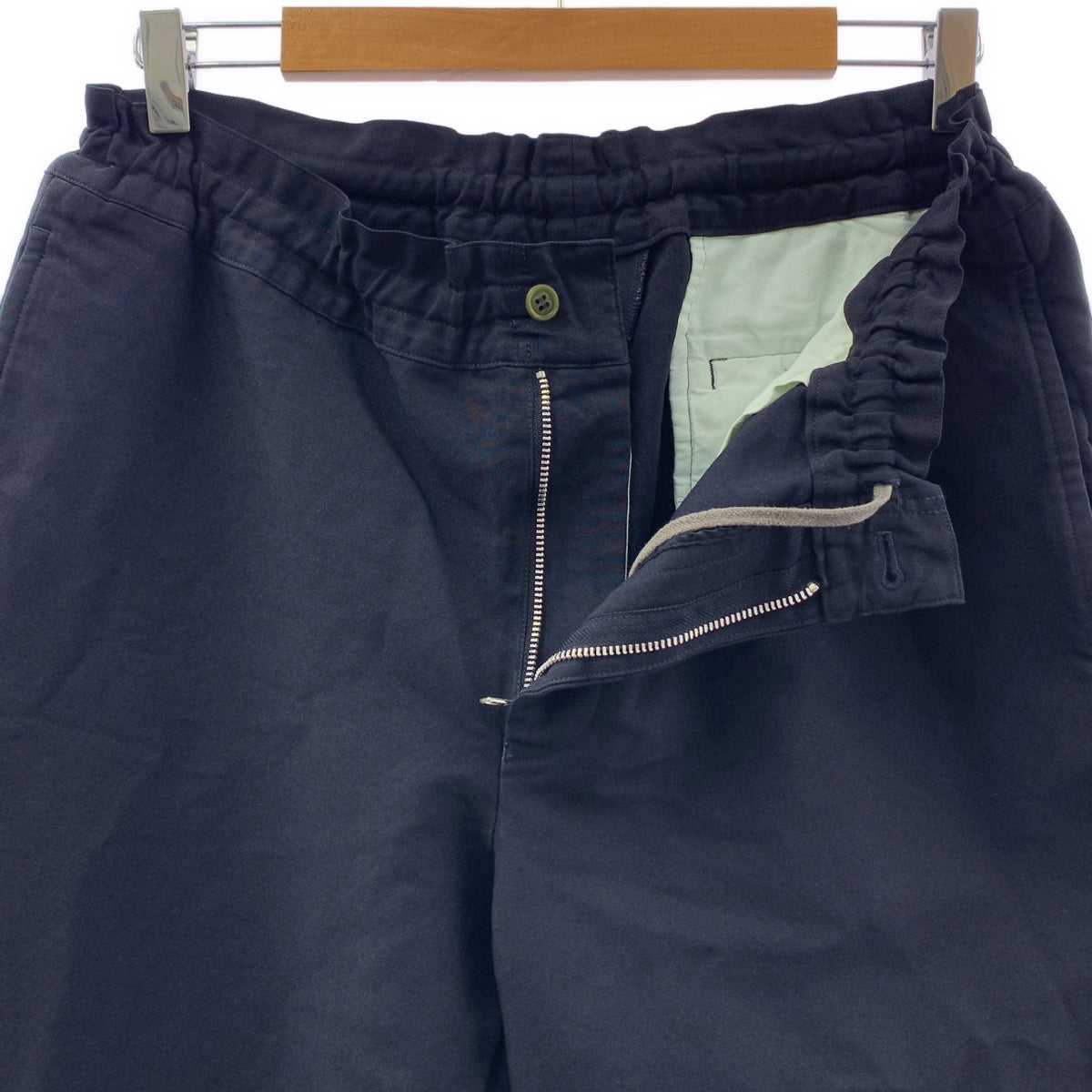 COMME des GARÇONS HOMME DEUX | 男士2016 春夏 |聚酯縮水休閒褲 | S 號 |黑色|男士