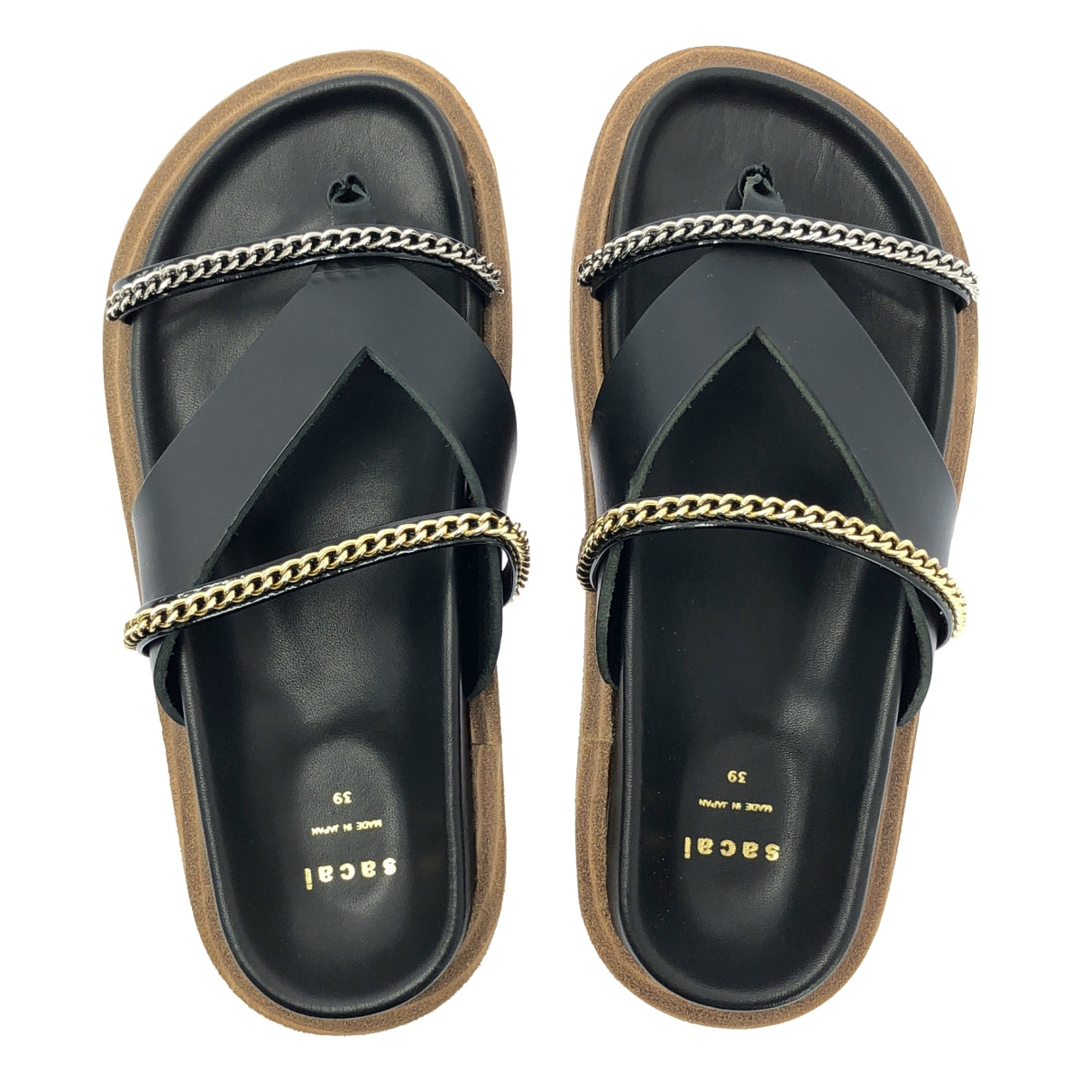 sacai / サカイ | Wedge Thong Sandals トング サンダル | 39 |