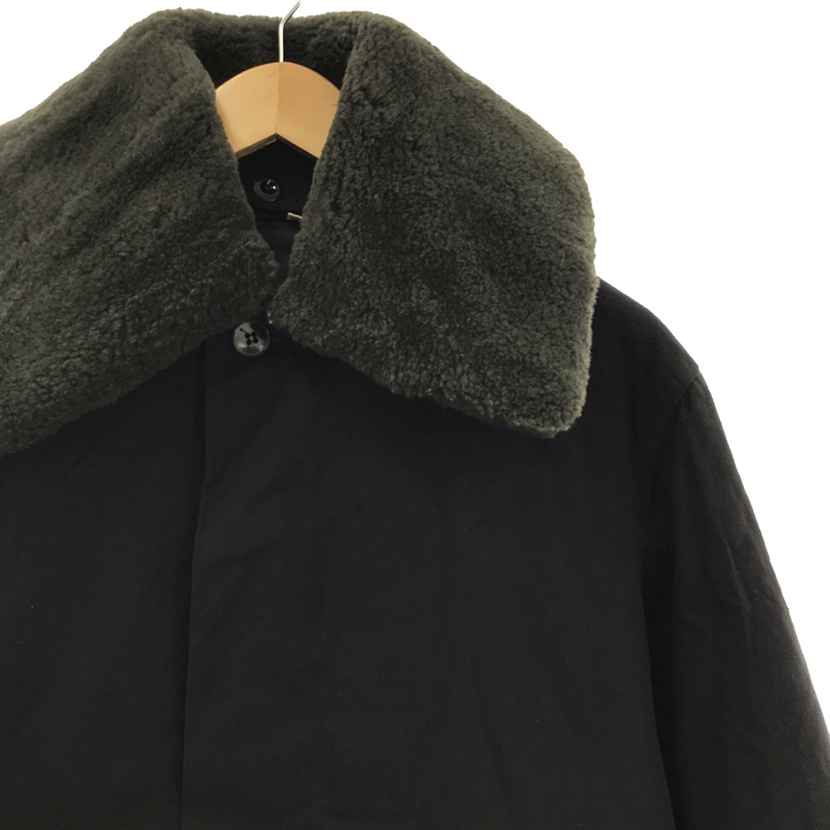 VINTAGE / ヴィンテージ古着 | 80s～90s ロシア軍 ソ連軍 襟ボア 袖リブ デッキジャケット | 44 | ブラック | メンズ