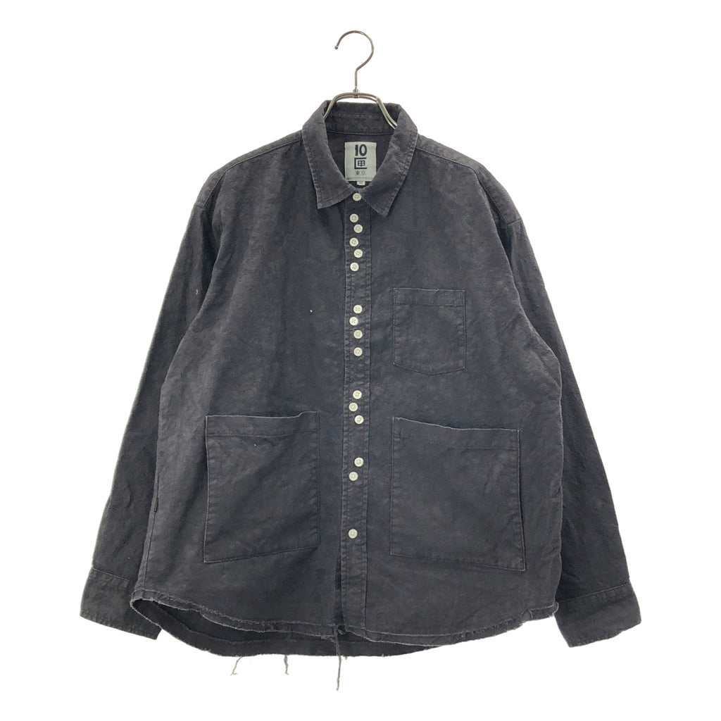 10종 (TEN BOX) / 텐박스 | 엠브로이더리 커버 올 셔츠 재킷 | M | 남성