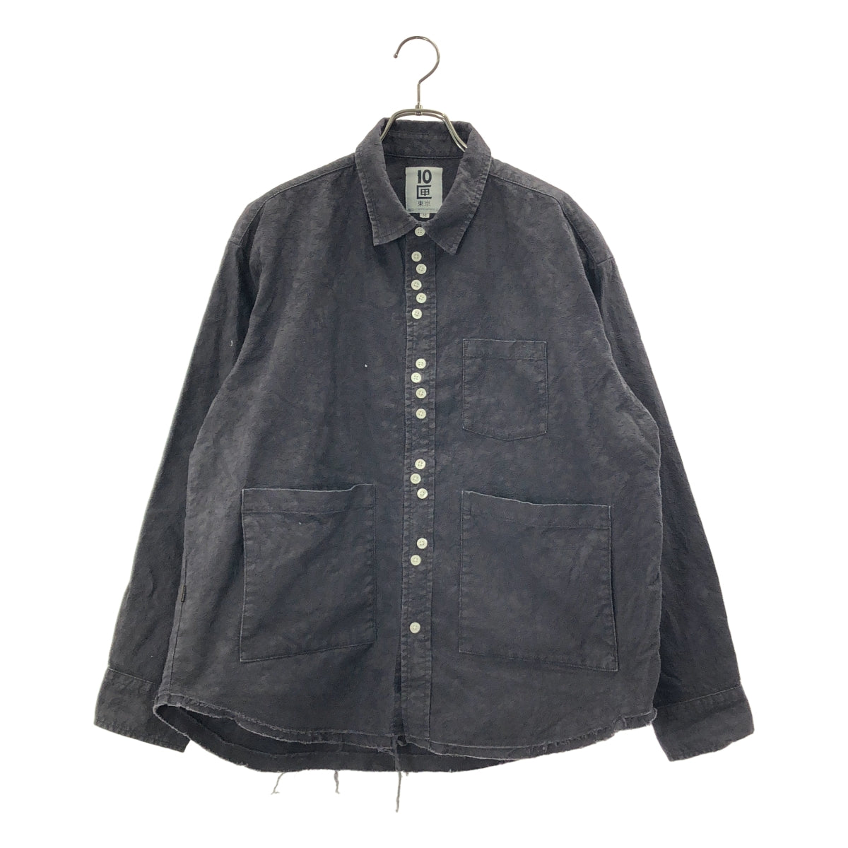 10종 (TEN BOX) / 텐박스 | 엠브로이더리 커버 올 셔츠 재킷 | M | 남성