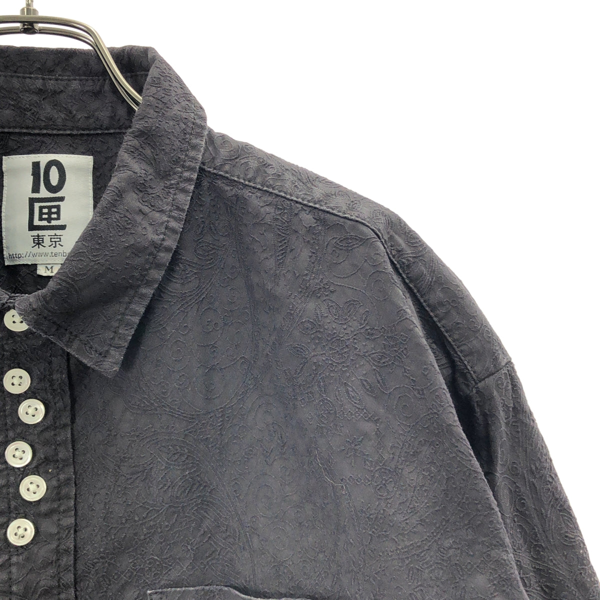 10종 (TEN BOX) / 텐박스 | 엠브로이더리 커버 올 셔츠 재킷 | M | 남성