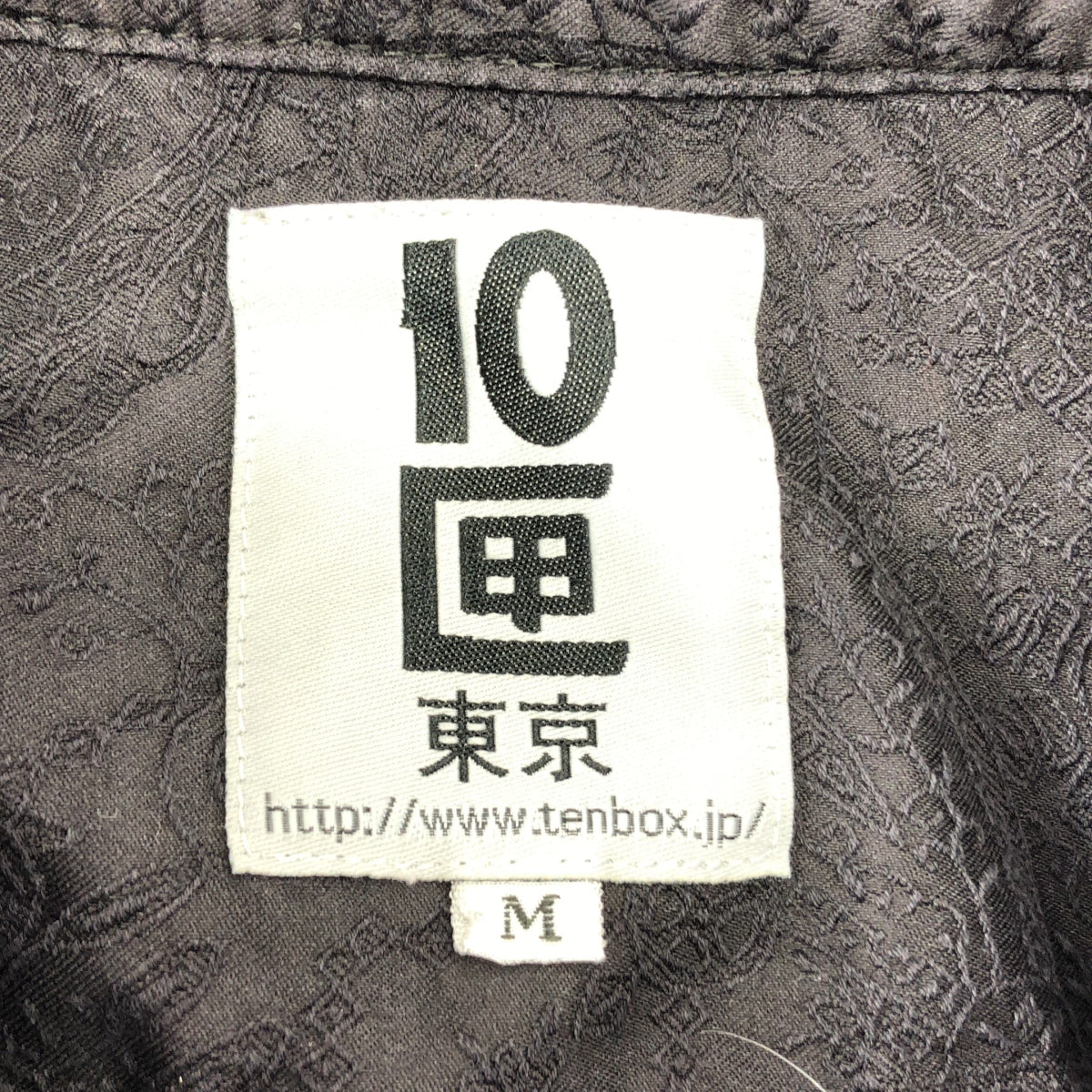 10종 (TEN BOX) / 텐박스 | 엠브로이더리 커버 올 셔츠 재킷 | M | 남성