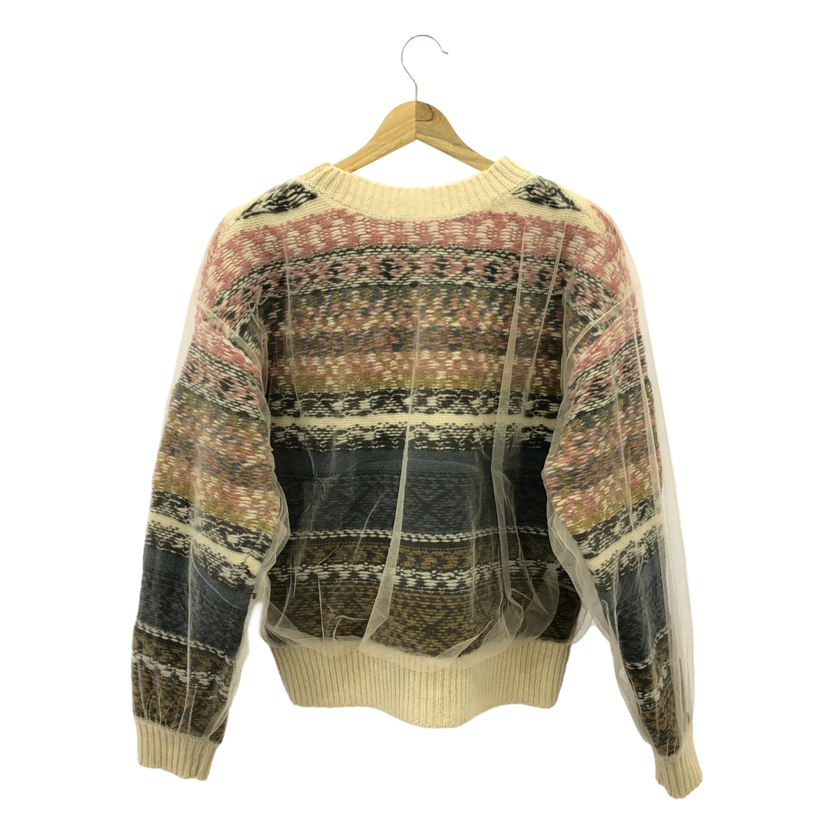 Chika Kisada | TULLE KNIT PULL OVER | 1 | Multicolor | Women's