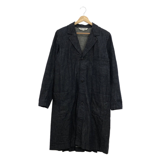 COMME des GARCONS COMME des GARCONS / Comme des | 2012AW | Denim back pleats single chester shop coat | S | Indigo | Women's