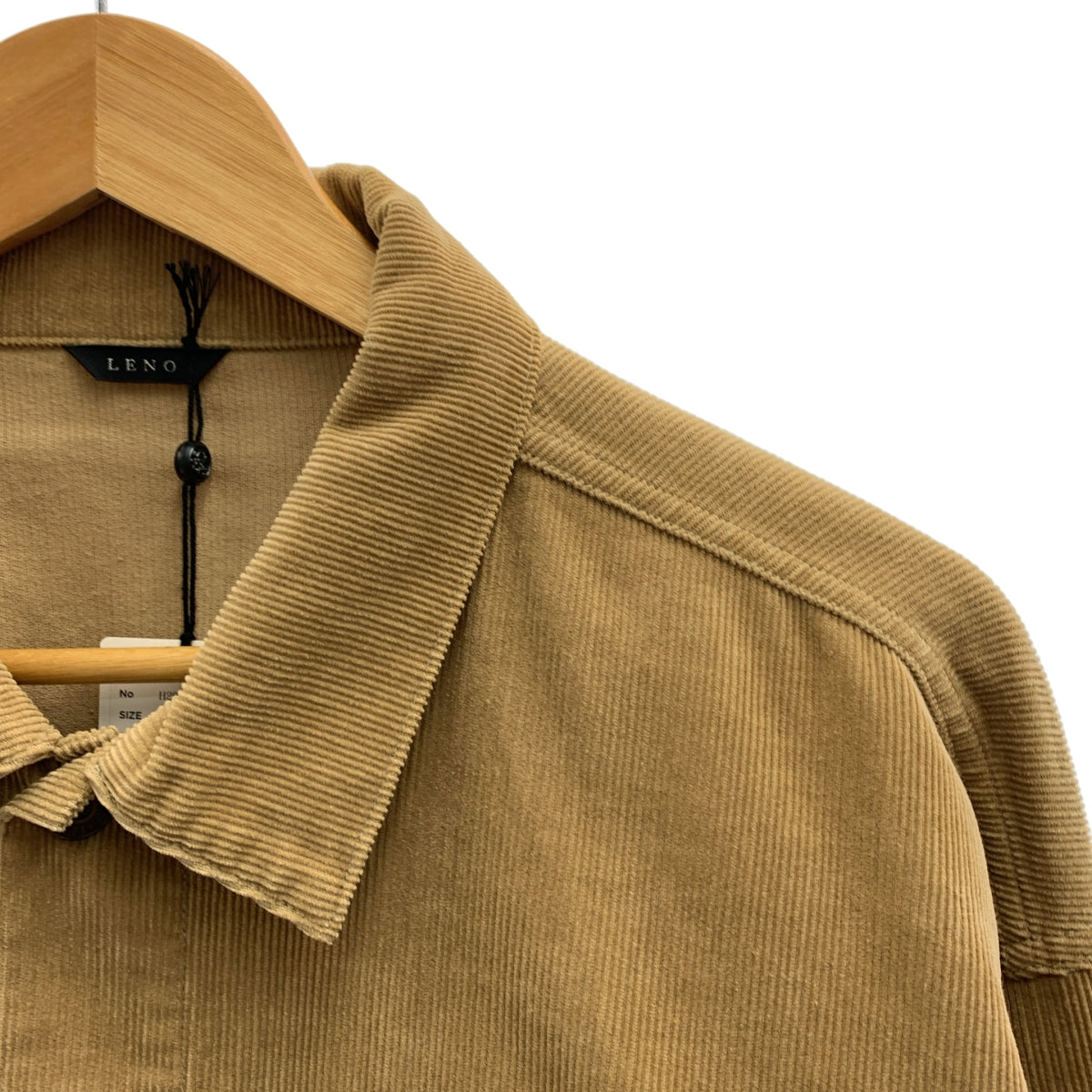 [狀況極佳] LENO | 燈芯絨大卡車司機外套 | 尺寸 02 | 棕色 | 男款