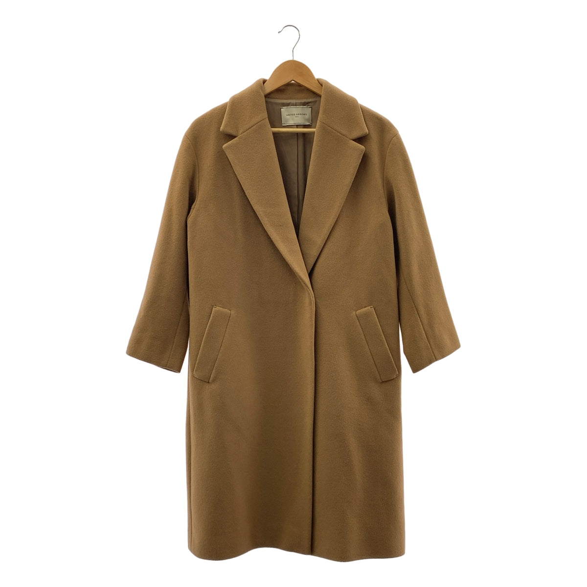 UNITED ARROWS | 羊毛與羊絨混紡切斯特大衣 | 尺寸 36 | 女款