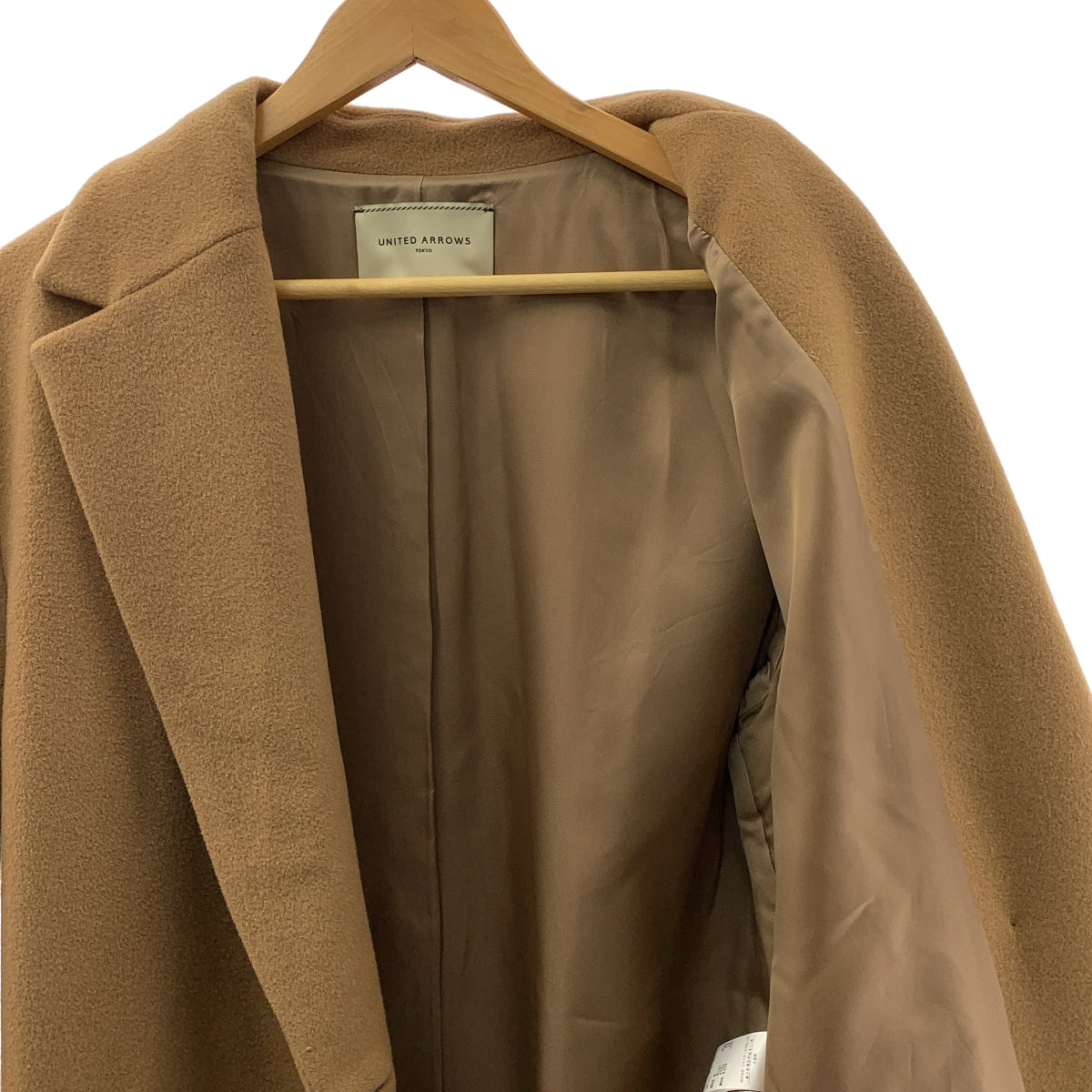 UNITED ARROWS | 羊毛與羊絨混紡切斯特大衣 | 尺寸 36 | 女款