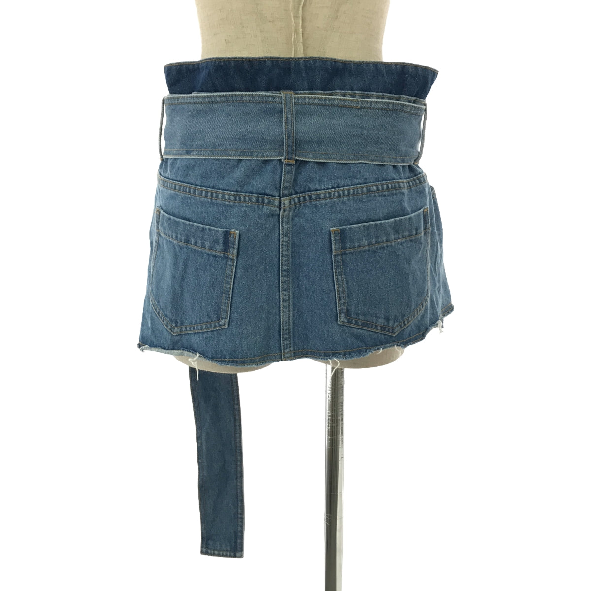 Maison Special / メゾンスペシャル | Multi Denim Wrap Belt マルチデニムラップベルト ビスチェ | F | インディゴ | レディース