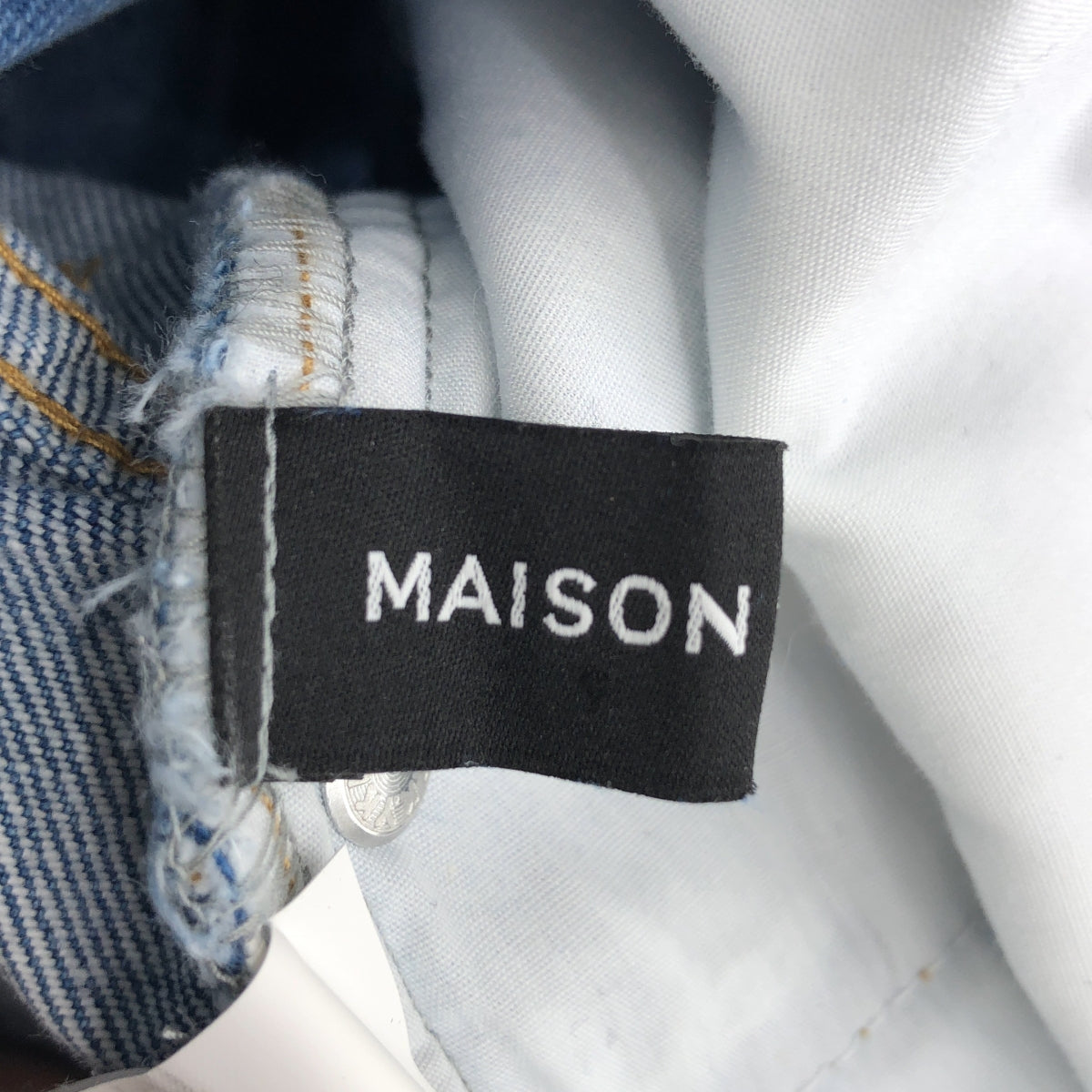 Maison Special / メゾンスペシャル | Multi Denim Wrap Belt マルチデニムラップベルト ビスチェ | F | インディゴ | レディース