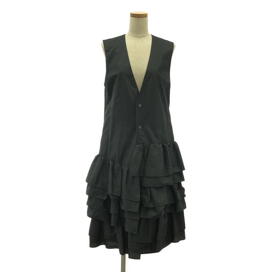 noir kei ninomiya / ノワールケイニノミヤ | 2023SS | ギャザー レイヤード スリーブレス ワンピース | M | レディース