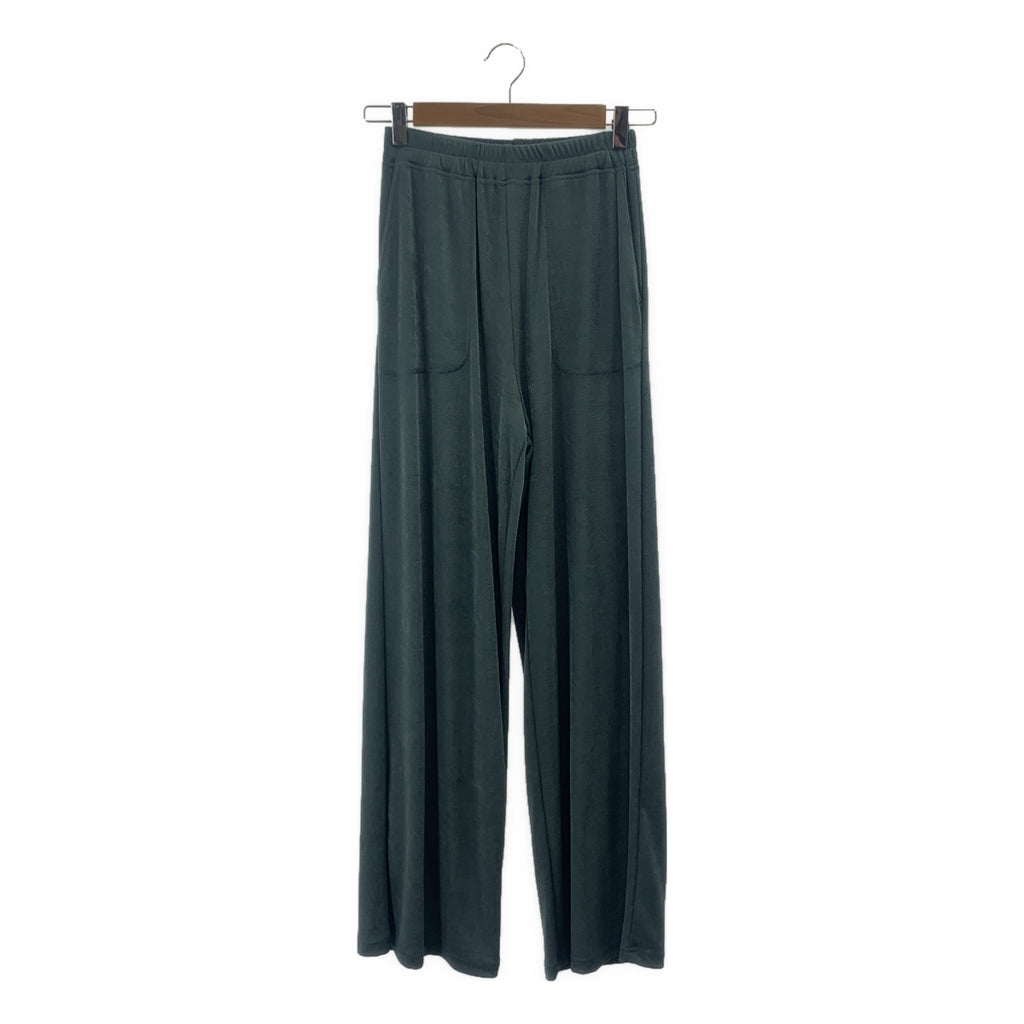 【美品】  CLANE / クラネ | BRIGHT JERSEY PANTS / ブライトジャージーパンツ | 0 | グレー系 | レディース