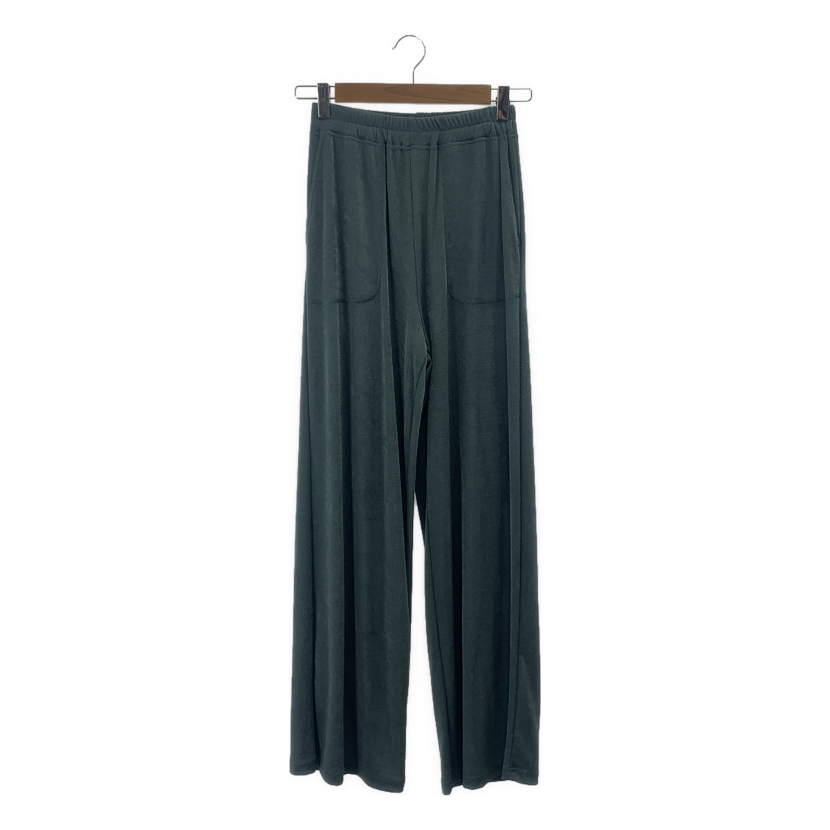 【美品】  CLANE / クラネ | BRIGHT JERSEY PANTS / ブライトジャージーパンツ | 0 | グレー系 | レディース