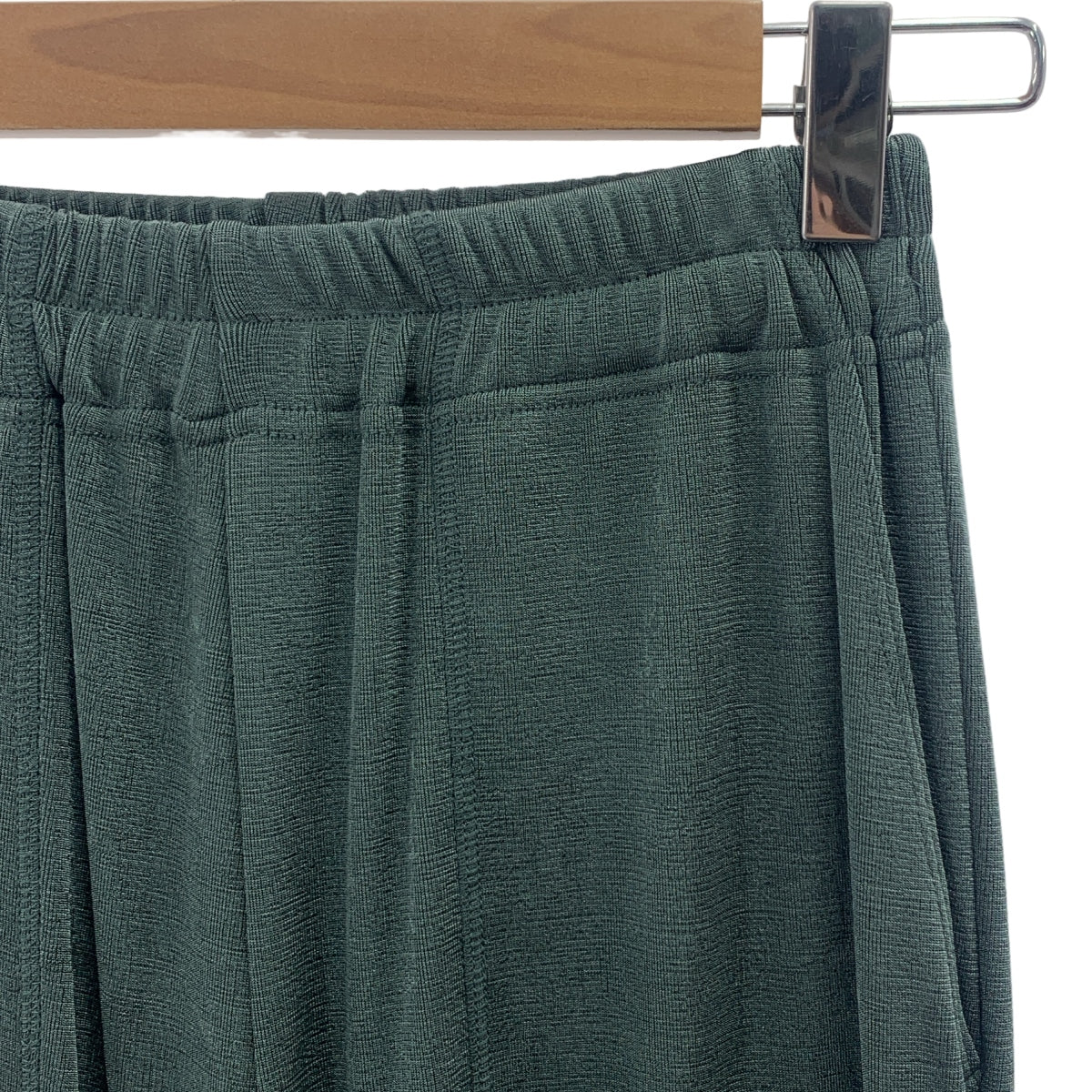 【美品】  CLANE / クラネ | BRIGHT JERSEY PANTS / ブライトジャージーパンツ | 0 | グレー系 | レディース