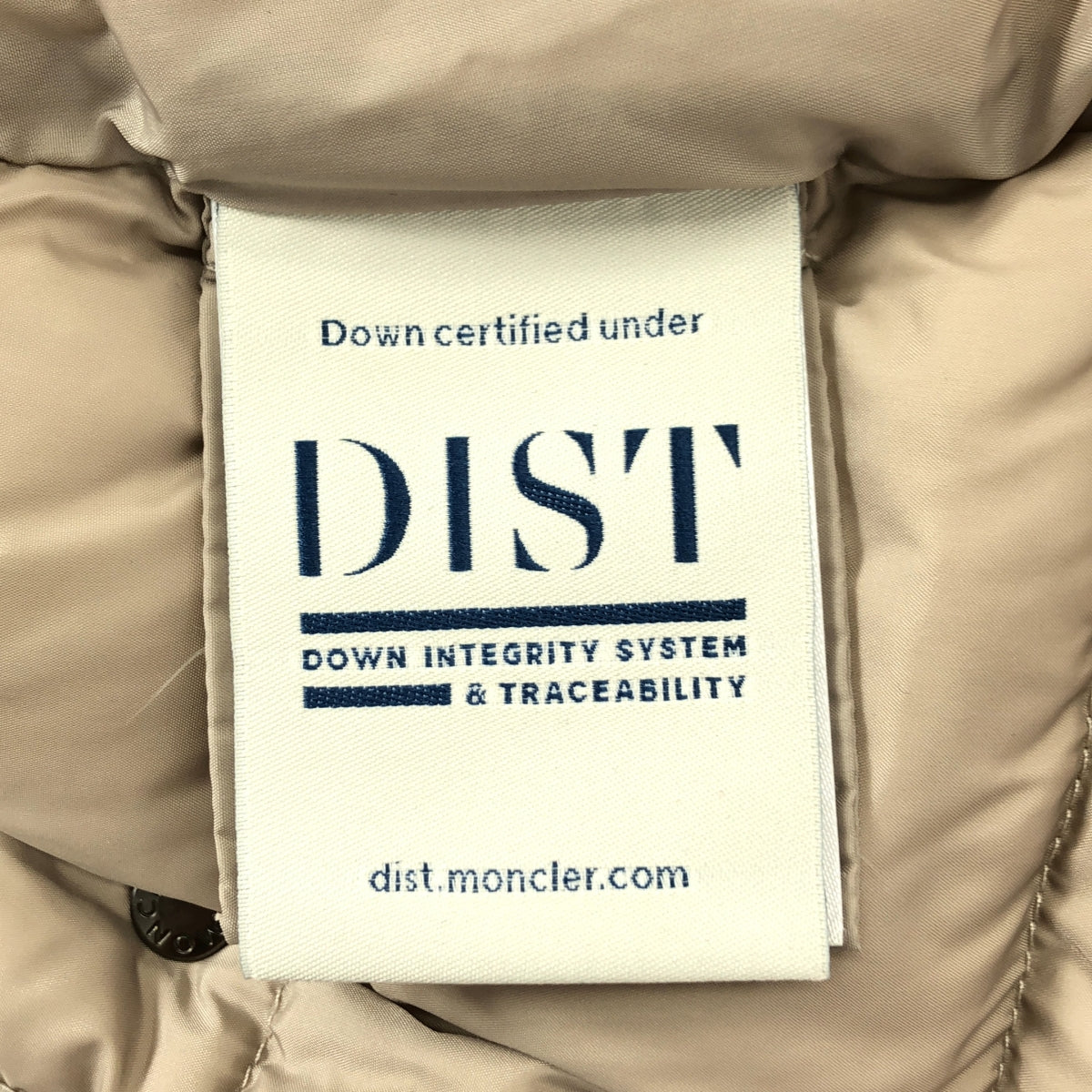 MONCLER / モンクレール | ABELIA アベリア ムートンファー付き ダウンジャケット | 1 | ライトベージュ | レディース