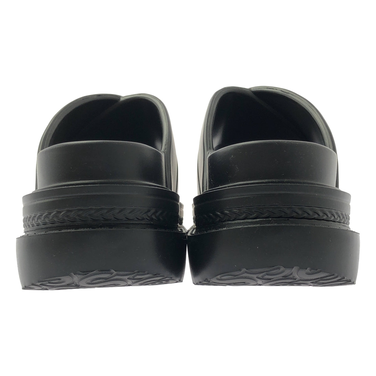 sacai / 사카이 | 2025SS | Foam Multiple Sole Sandals / 가죽 플랫폼 샌들 | 41 |