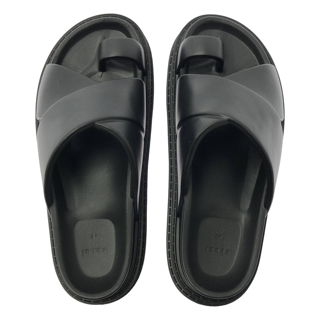 sacai / 사카이 | 2025SS | Foam Multiple Sole Sandals / 가죽 플랫폼 샌들 | 41 |
