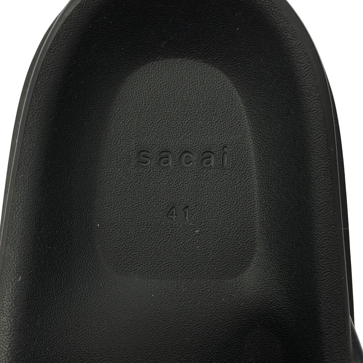 sacai / 사카이 | 2025SS | Foam Multiple Sole Sandals / 가죽 플랫폼 샌들 | 41 |