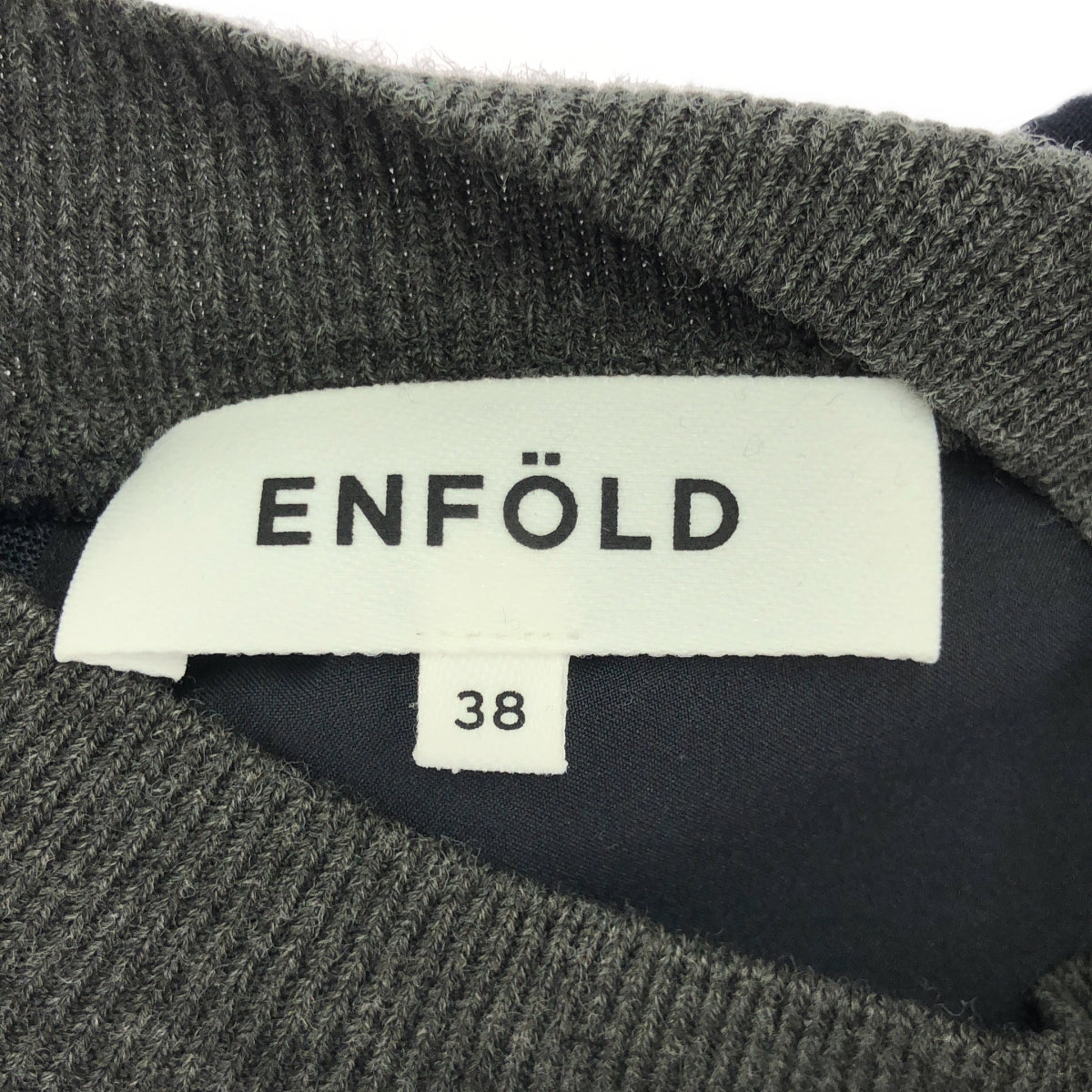 ENFOLD | 2023AW | KNIT-LAYERED PULLOVER | 38 | Women's