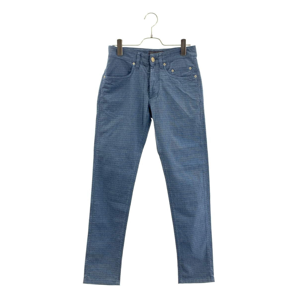 SIVIGLIA / シビリア | ロゴレザーパッチ スラックス パンツ | 28 | メンズ