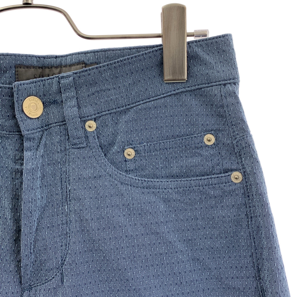 SIVIGLIA / シビリア | ロゴレザーパッチ スラックス パンツ | 28 | メンズ