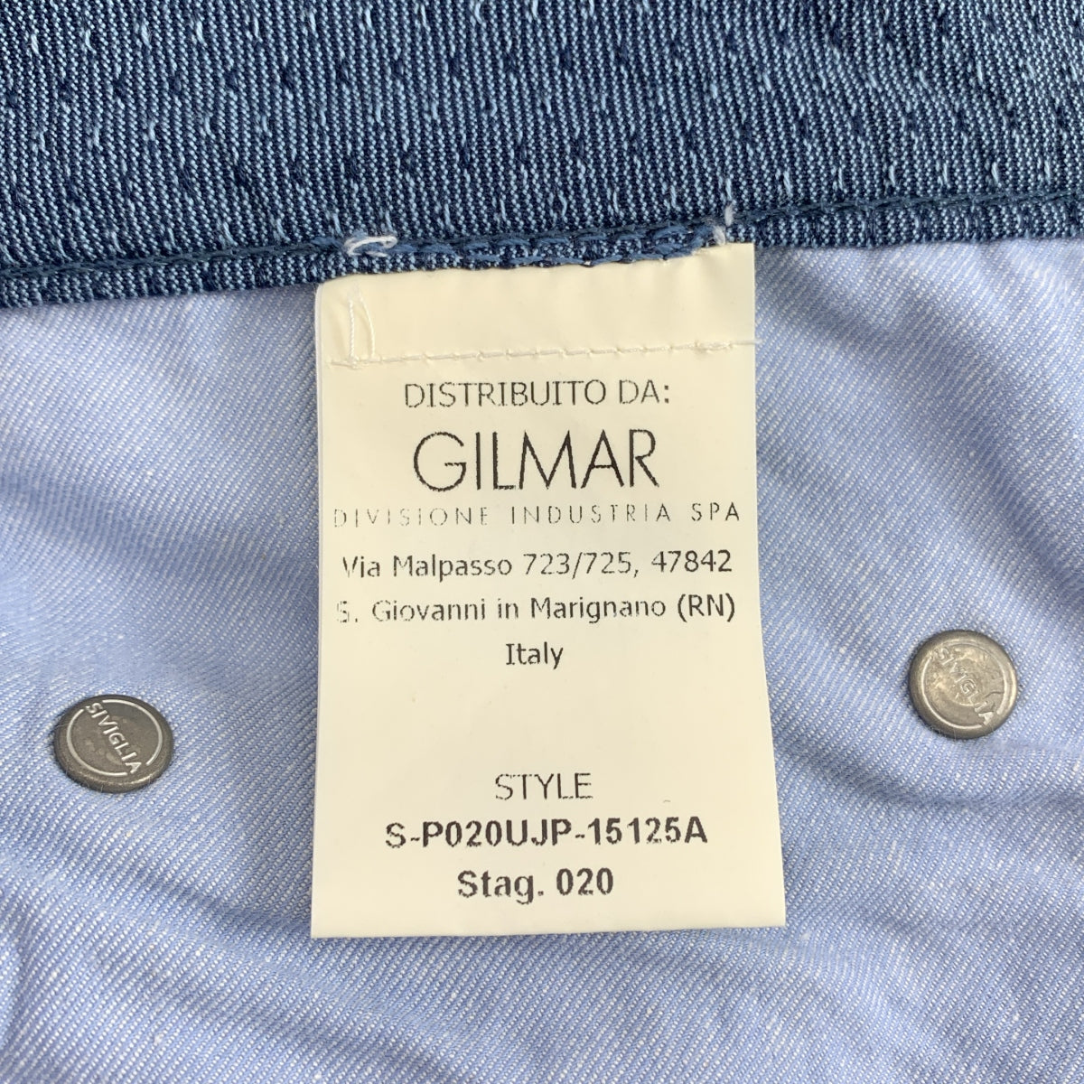 SIVIGLIA / シビリア | ロゴレザーパッチ スラックス パンツ | 28 | メンズ