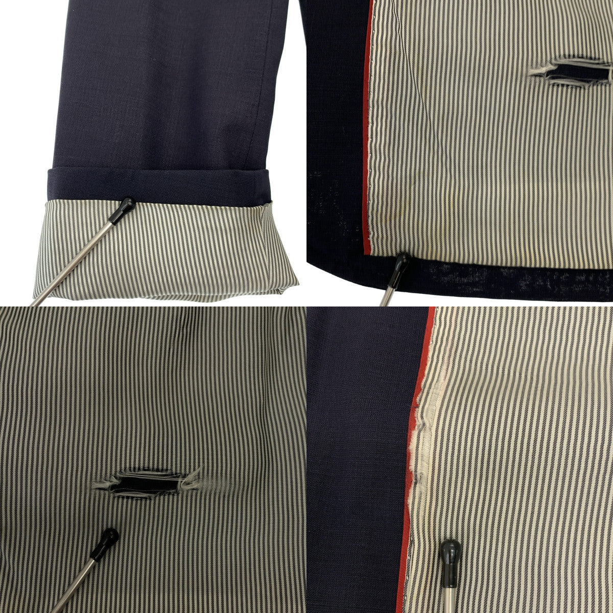 BROOKS BROTHERS / ブルックスブラザーズ | 1818 Cambridge ケンブリッジ ウール モヘア混 ストレッチ メタルボタン 3B テーラードジャケット | 36 | ネイビー | メンズ