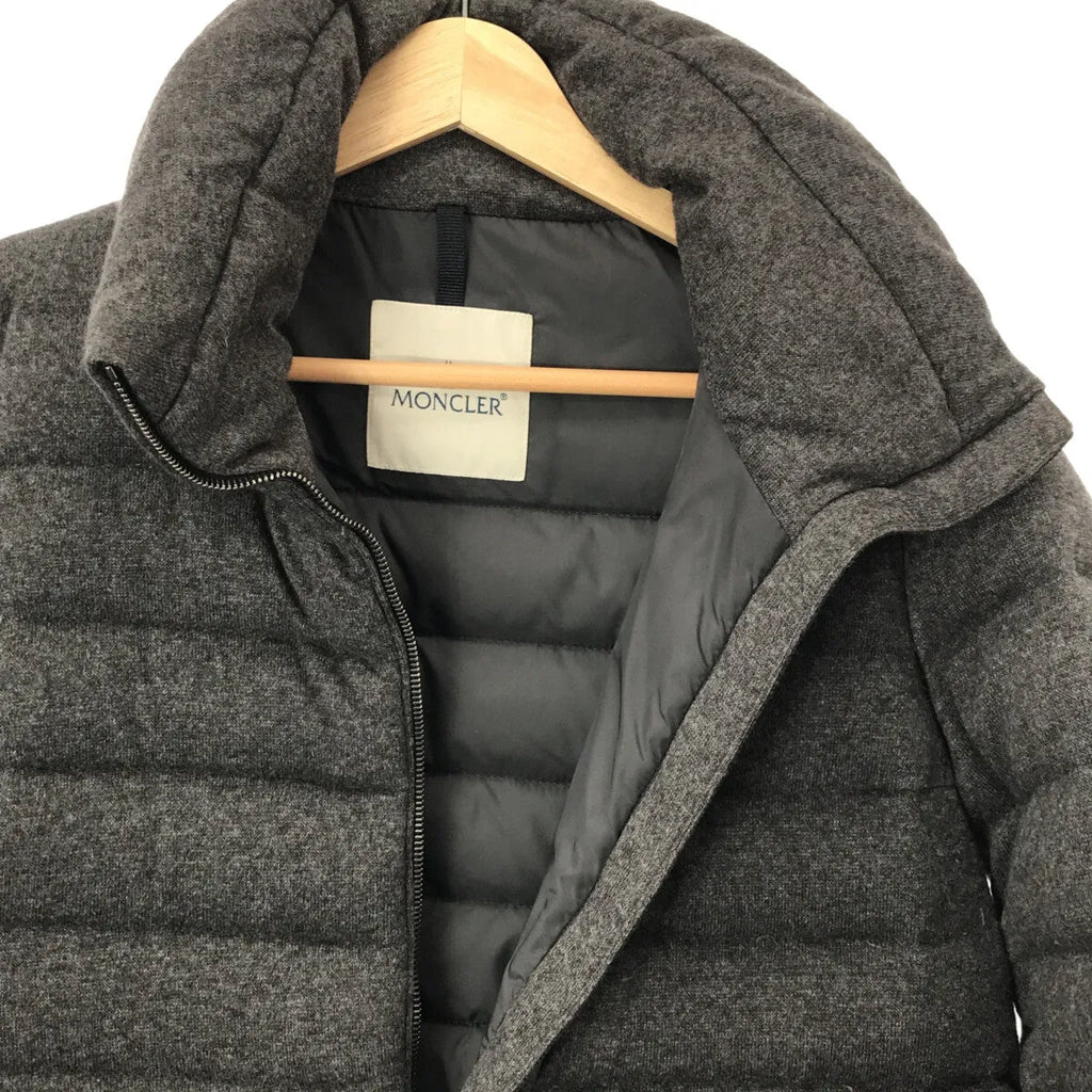 MONCLER / モンクレール | LEUCATE ルカット ウール ダウンコート | 0 | グレー | レディース