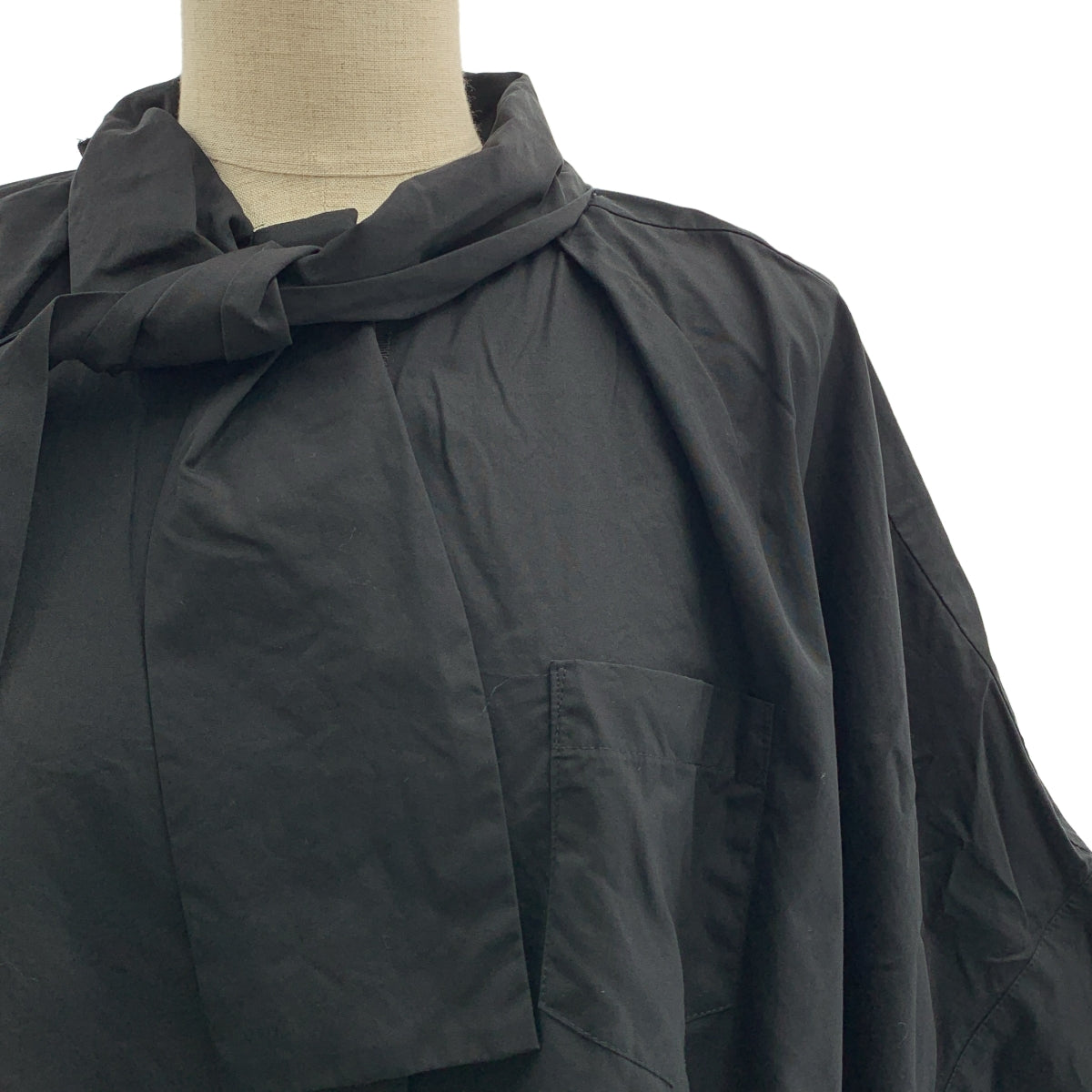 sacai | THOMAS MASON / 棉府綢襯衫 棉質領帶襯衫 | 尺寸 1 | 女款