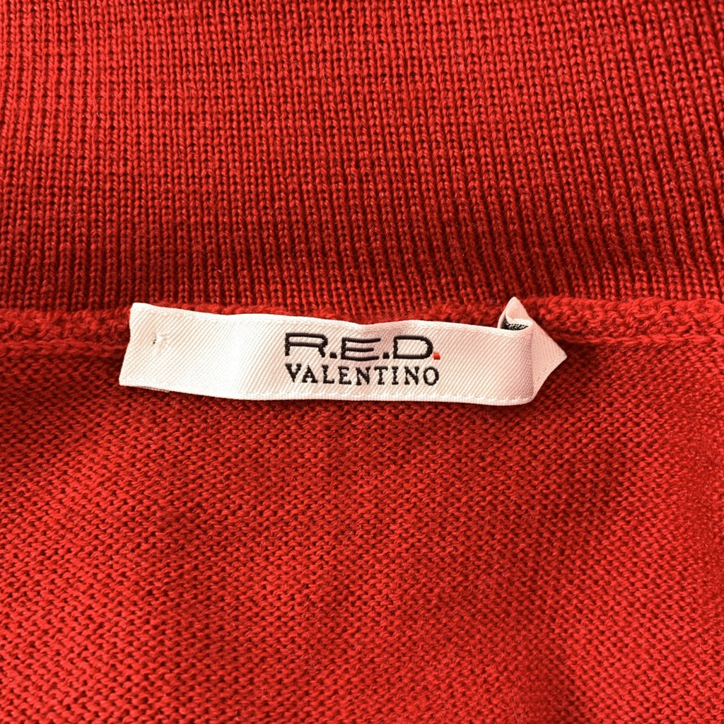 RED VALENTINO / 레드 발렌티노 | 터틀넥 쇼트 슬리브 니트 | 40 |