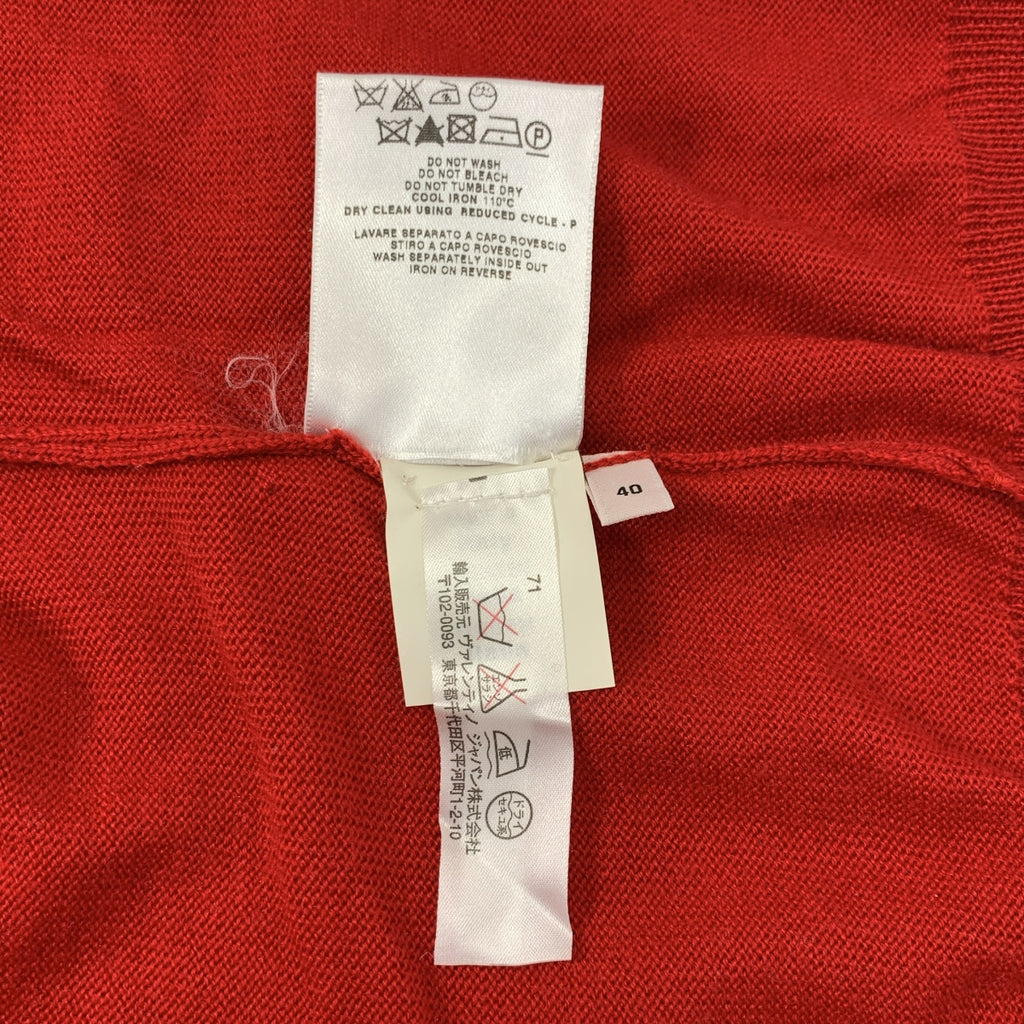 RED VALENTINO / 레드 발렌티노 | 터틀넥 쇼트 슬리브 니트 | 40 |