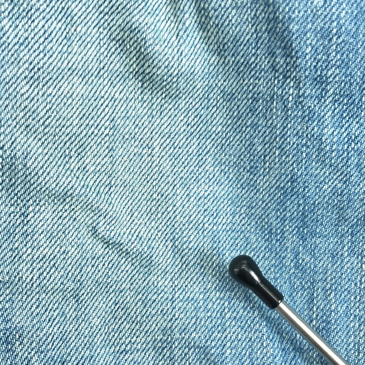 sacai / サカイ | ベルテッド ダブルニー デニムパンツ | 1 | インディゴ | メンズ