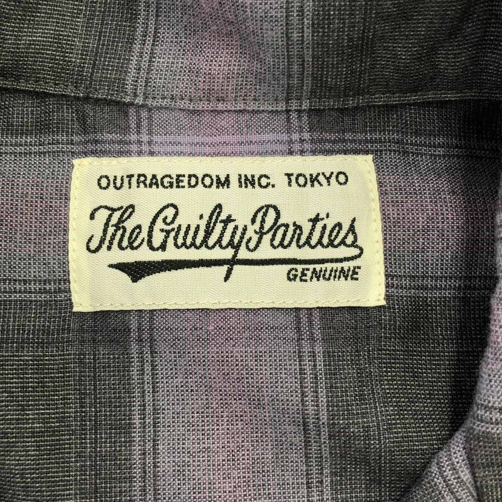 WACKO MARIA / ワコマリア | 2022SS | OMBRE CHECK OPEN COLLAR SHIRTS S/S TYPE-2 オンブレチェック レーヨン シャツ | M | マルチカラー | メンズ