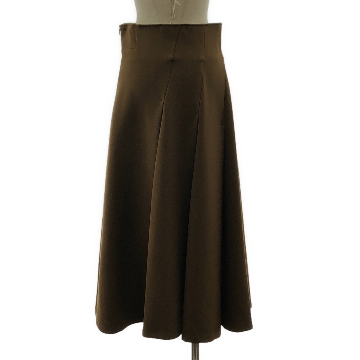 【美品】  ADORE / アドーア | アシンメトリー フレア ロングスカート | 38 | ブラウン | レディース