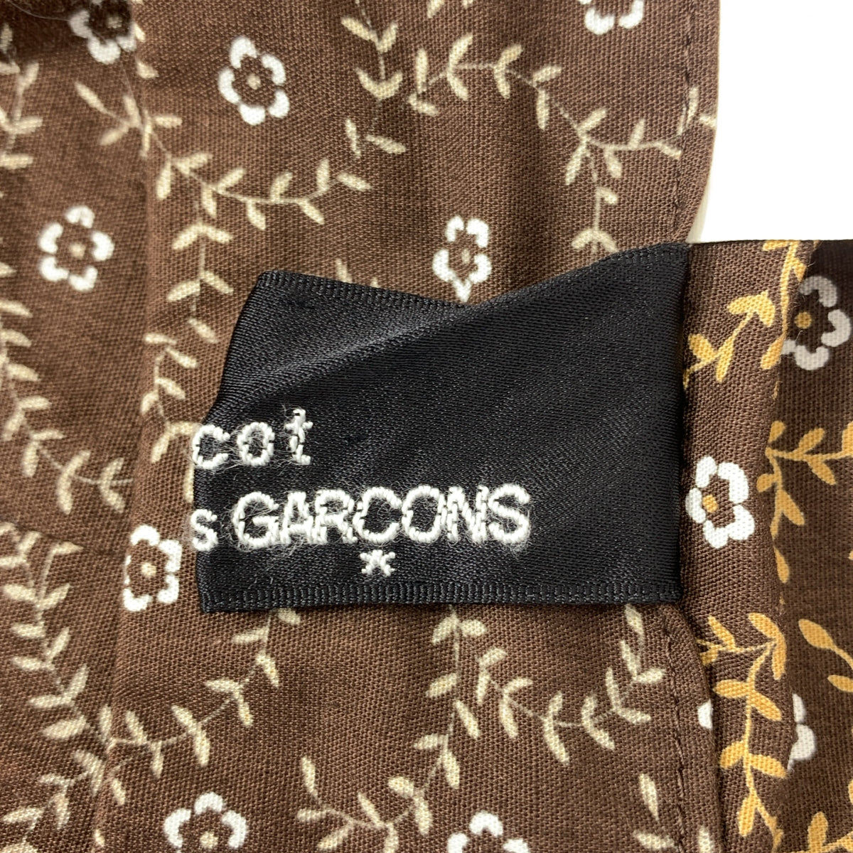 tricot COMME des GARCONS / トリココムデギャルソン | 2003SS | コットン 小花柄 変形 スカート | M | レディース