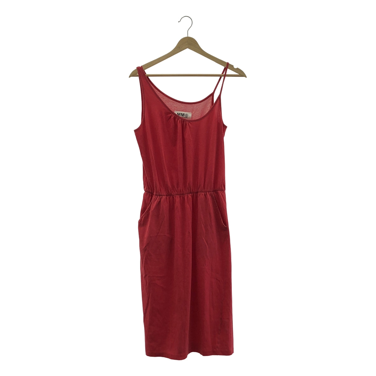 MM6 Maison Martin Margiela / エムエムシックスメゾンマルタンマルジェラ | 2011SS | コットン ポケット付き ギャザー キャミソール ワンピース | M | レディース