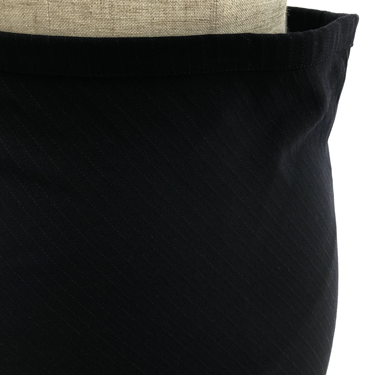 robe de chambre COMME des GARCONS | AD1999 | Stretch striped long asymmetrical skirt | M | Women's