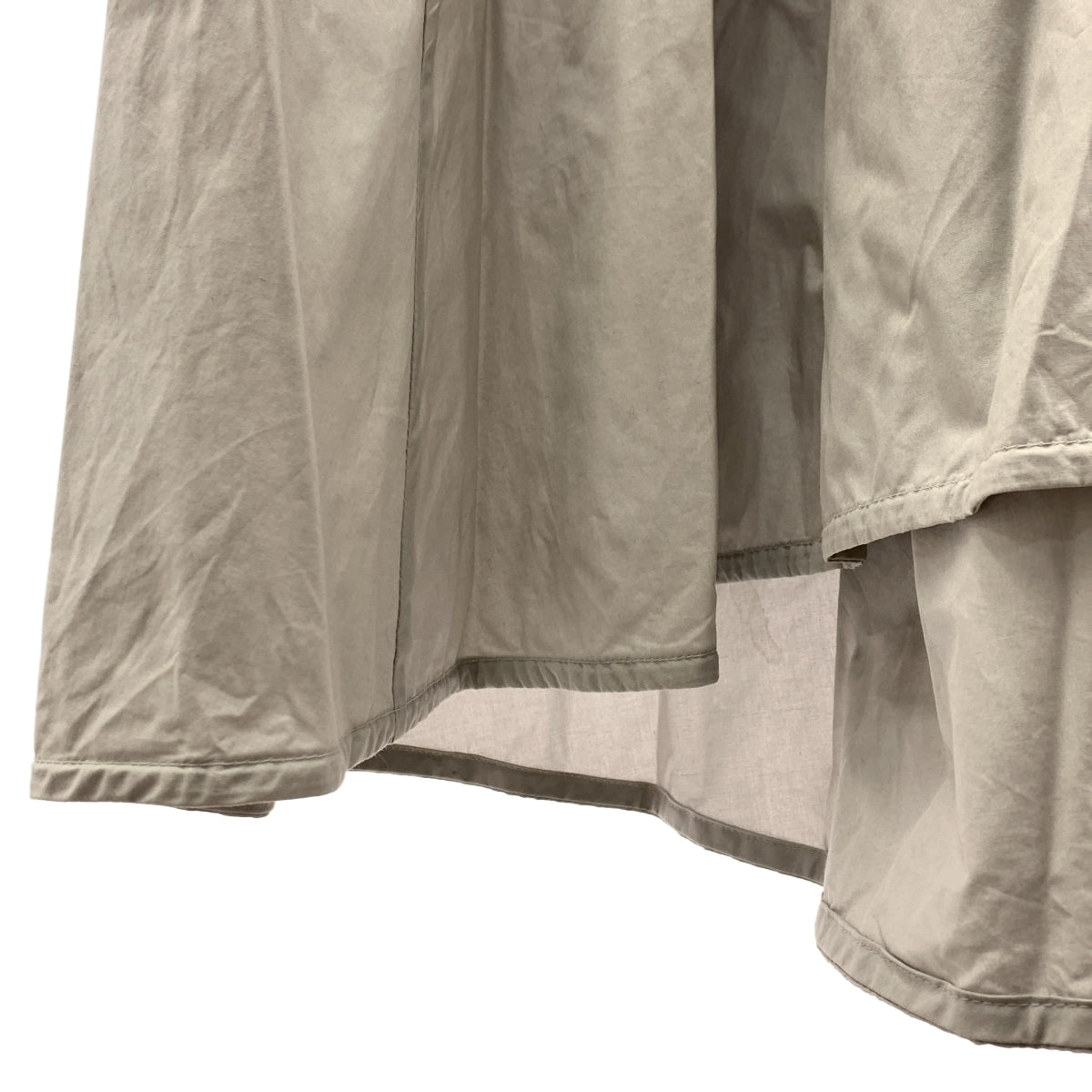 SUPPORT SURFACE / サポートサーフェス | フリル装飾 ノースリーブ ティアード シャツワンピース |