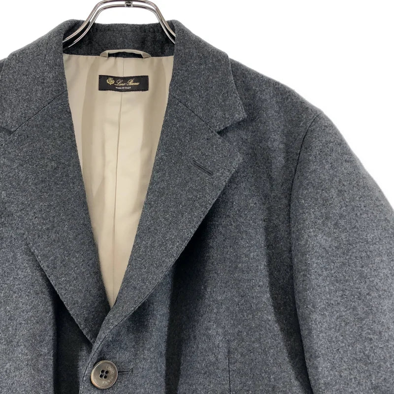 Loro Piana / ロロピアーナ | ウール ロゴボタン チェスターコート / 総裏地 | 48 | メンズ