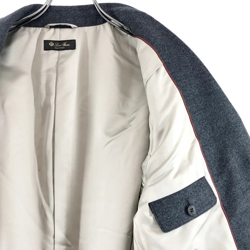 Loro Piana / ロロピアーナ | ウール ロゴボタン チェスターコート / 総裏地 | 48 | メンズ