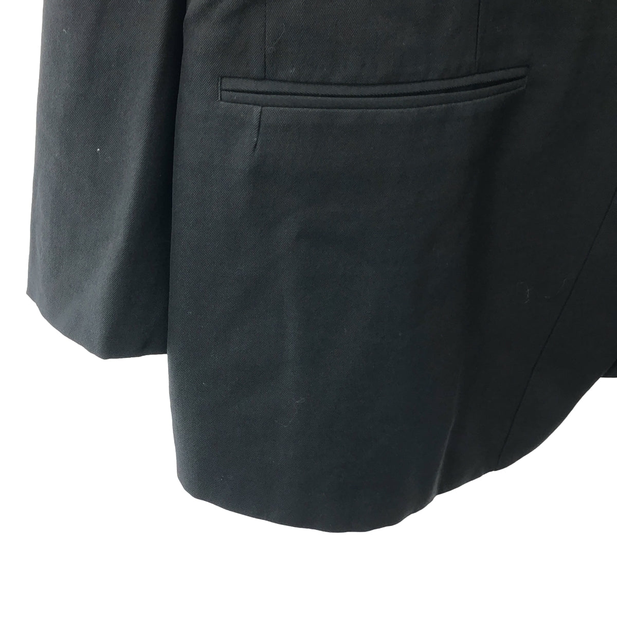 YOHJI YAMAMOTO POUR HOMME | 2000AW | 羊毛 Gaba 3B 修身外套 | 3 碼 | 黑色 | 男款