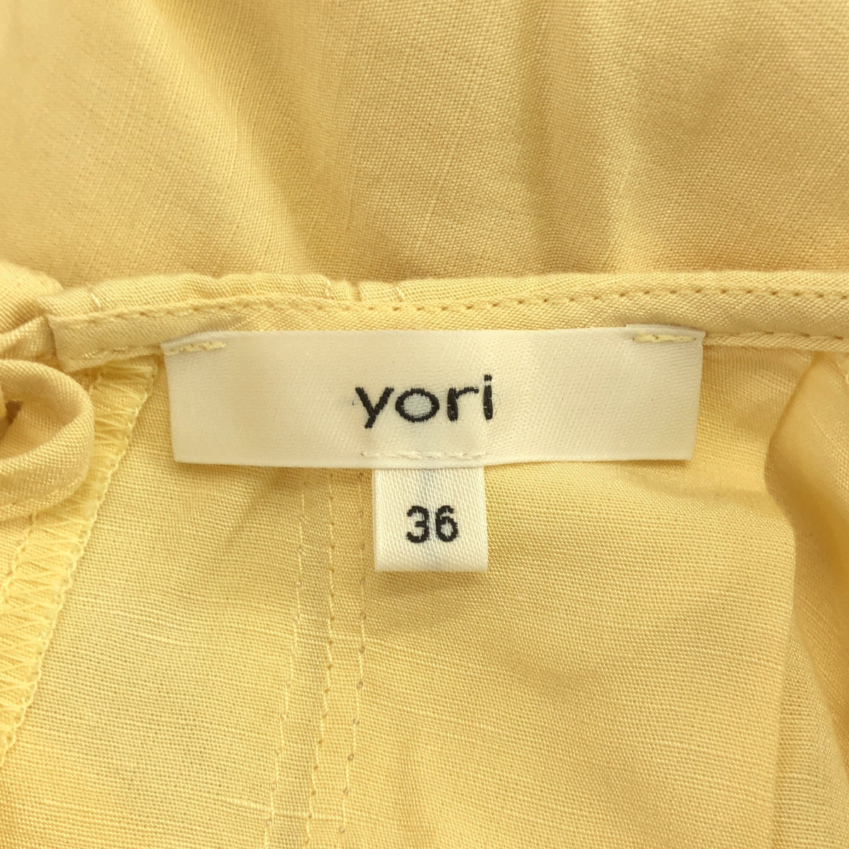 yori / ヨリ | リネン パフスリーブ ブラウス シャツ | 36 | レディース