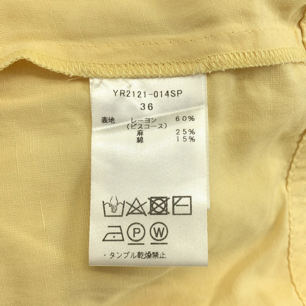 yori / ヨリ | リネン パフスリーブ ブラウス シャツ | 36 | レディース