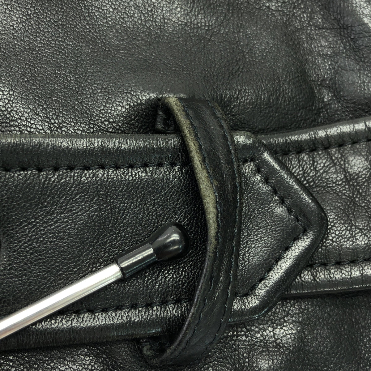 beautiful people / ビューティフルピープル | vintage leather riders jacket ビンテージ レザー ライダース ジャケット | 140 | ブラック | レディース