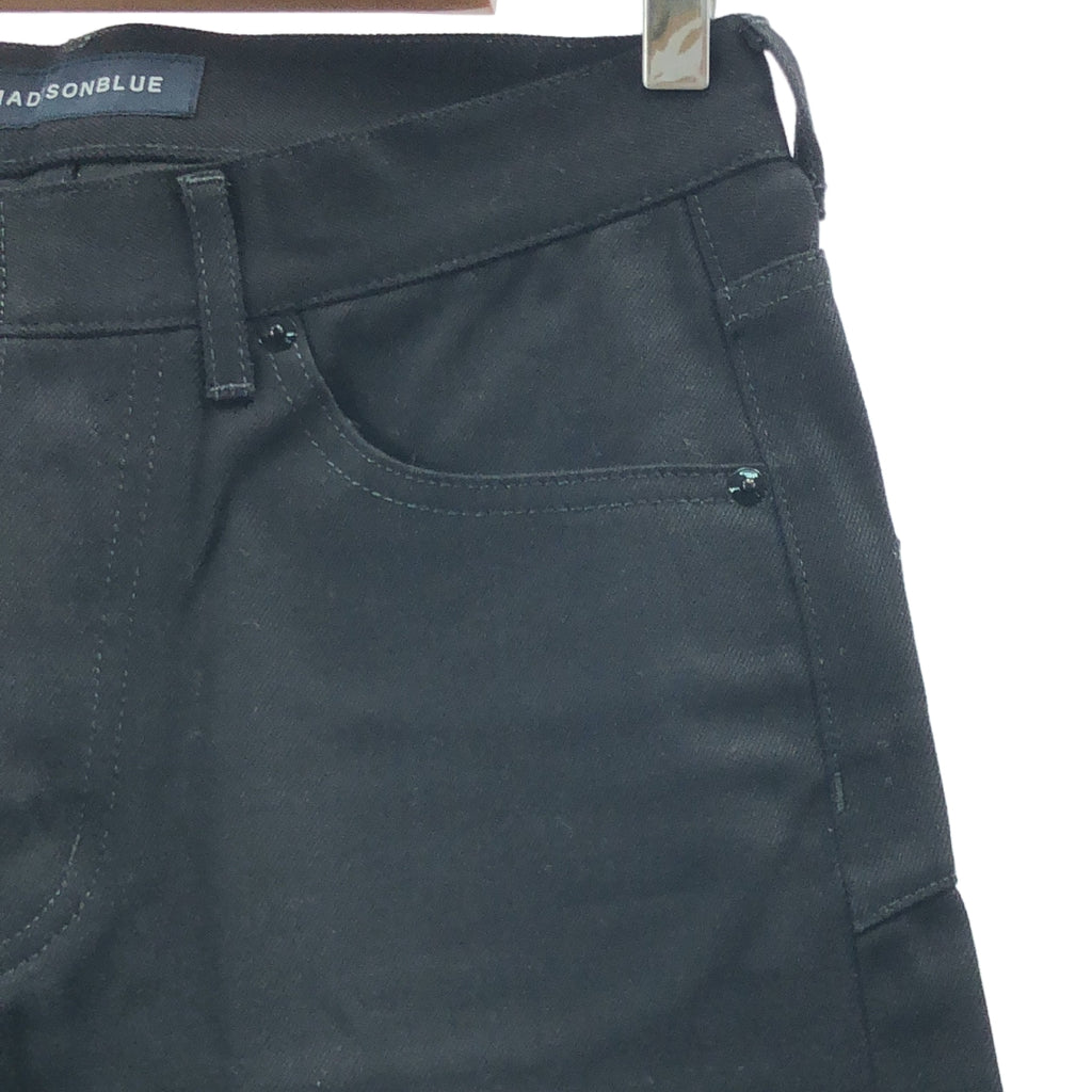 【美品】  MADISON BLUE / マディソンブルー | SERUBI JQ STRAIGHT DENIM デニムパンツ | 02(M) | ブラック | レディース